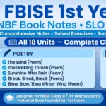 FBISE 1st Year English NBF Book Notes All 18 Units chapter wise study guide for Class 11 students