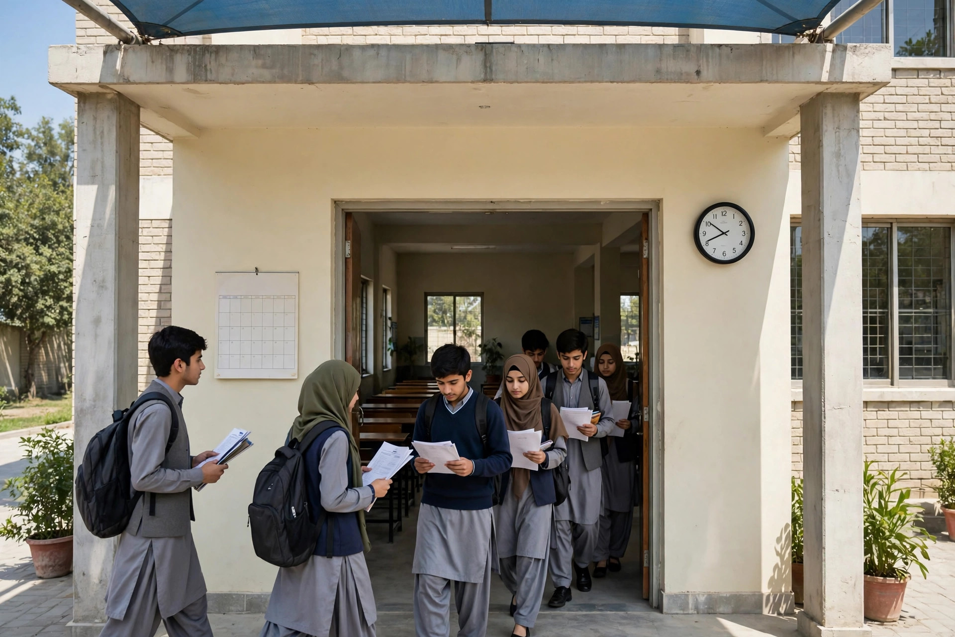 BISE Multan HSSC datesheet material for 11th and 12th class