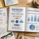 Sociology 2nd year guess paper 2027 revision guide with society, community and culture study notes